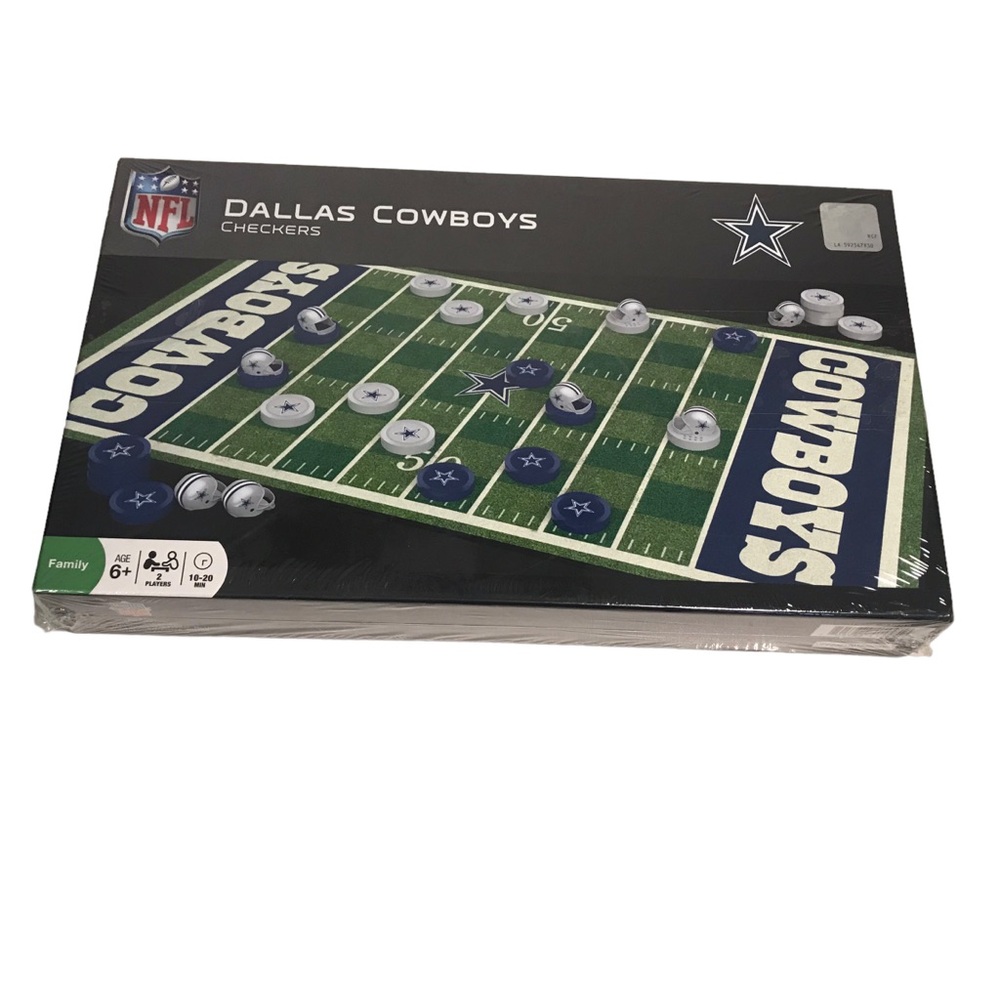 Dallas Cowboys NFL Checkers Board Game Football Sport Game Brand New Sealed